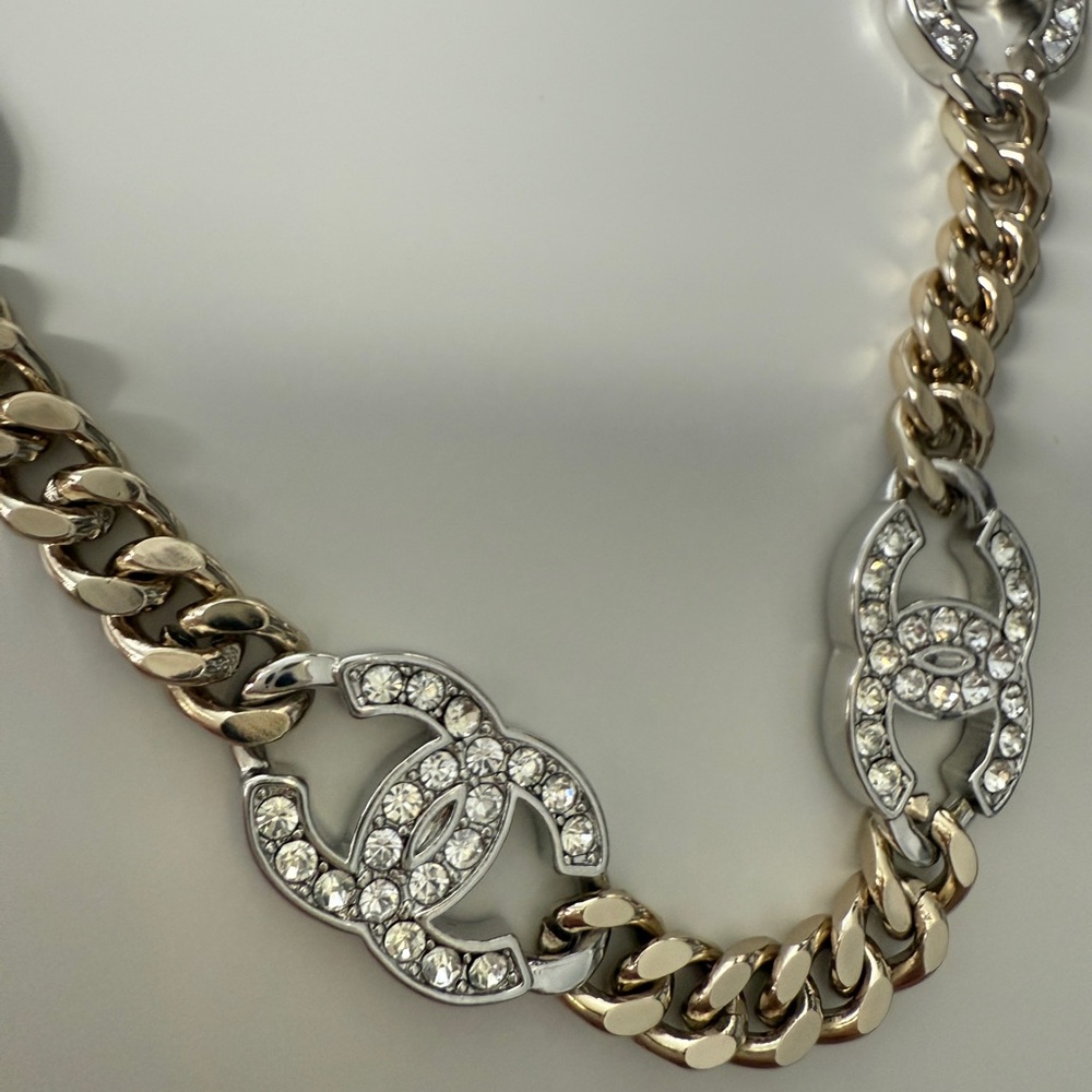 Chanel Gold and Silver Chain Belt